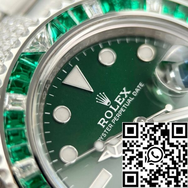 z4857452263868 396be9c5808559748906a69b17910cea 6934b278 a423 41cb 8e30 1be8629c4873 Rolex Submariner Hulk Oystersteel custom Moissanite Diamanten super vip