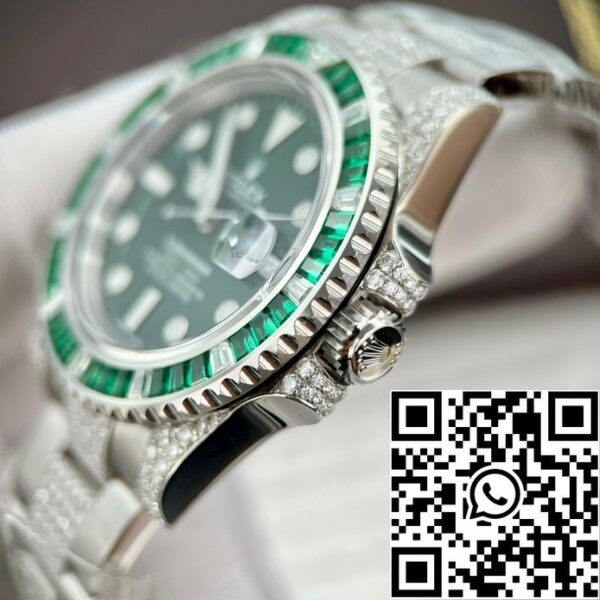 z4857452432058 d818e9b1269043f4da34fcc6e1478b29 4e059747 97bc 47e5 bfff dba5f17c6f6d Rolex Submariner Hulk Oystersteel custom Moissanite Diamonds super vip