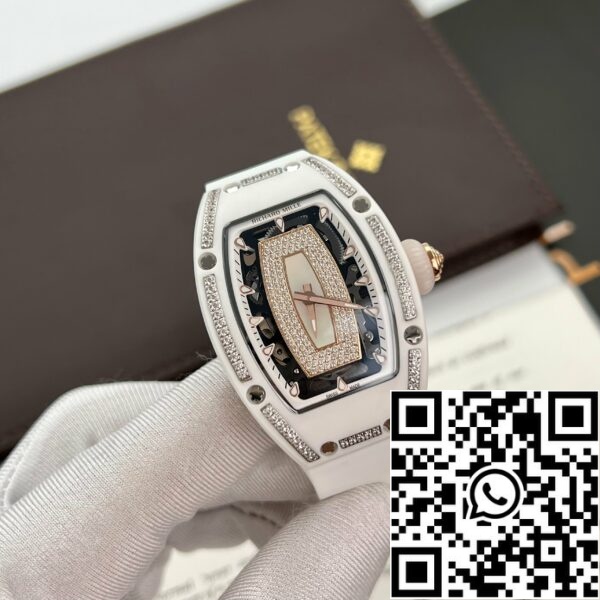 z4858448028219 2b48c2d3d13a46aabb885fd684f00048 skaalattu Richard Mille RM 07-01 1:1 Best Edition RM Factory Valkoinen keraaminen asia