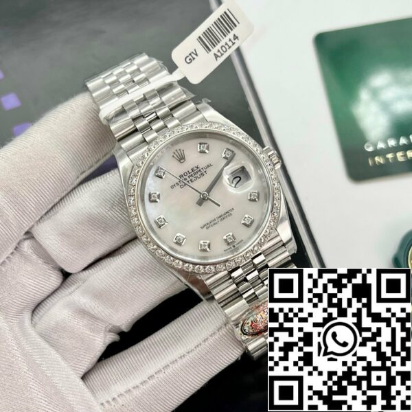 z4858487818589 90d5ed9a7136814c208287db2e025193 Rolex Datejust M278274-0006 Madre De Pearl Dial personalizado Diamantes Bisel