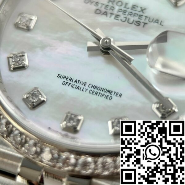 z4858487848691 6de0cae3e776d1293efa9fc3bfb36697 Rolex Datejust M278274-0006 Cadran nacre sur mesure Lunette diamants