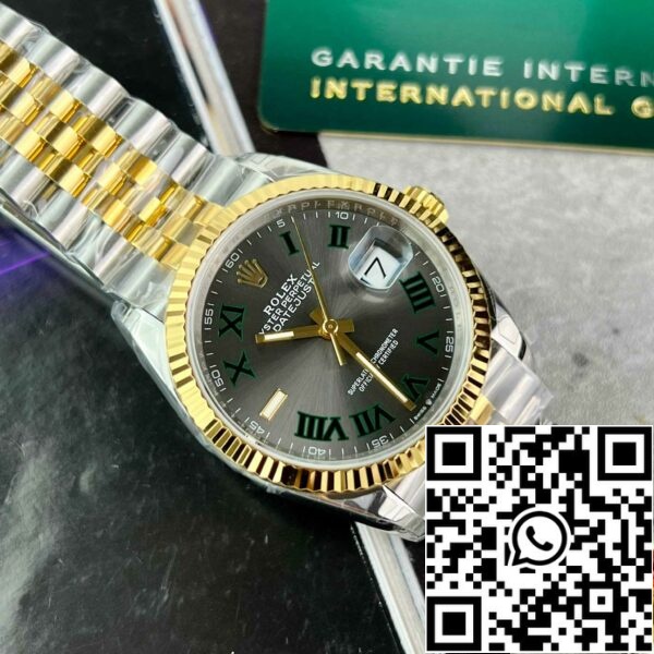 z4861992491825 408d4dbf27cc242b8543c0c98ad29304 Реплика Rolex Datejust 36 126233 Уимблдон Циферблат Лучший 1:1 Edition VS Завод