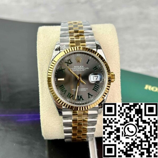 z4861992499872 bbe27f4df42edbb015c08eb4e6e10a10 Реплика Rolex Datejust 36 126233 Уимблдон Циферблат Лучший 1:1 Edition VS Завод