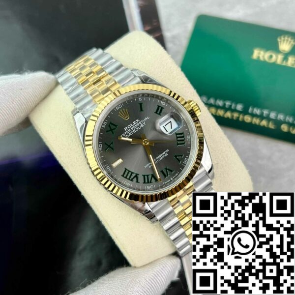 z4861992500150 65ae2accb7eff31cdfd1065f2bc6548c Реплика Rolex Datejust 36 126233 Уимблдон Циферблат Лучший 1:1 Edition VS Завод