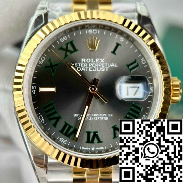 z4861992510456 30a64964628f9cb9228a55f37782d981 Реплика Rolex Datejust 36 126233 Уимблдон Циферблат Лучший 1:1 Edition VS Завод