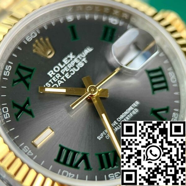 z4861992514431 36ff28c7a5b0fd48fbac2b23e2b6fbfe Реплика Rolex Datejust 36 126233 Уимблдон Циферблат Лучший 1:1 Edition VS Завод