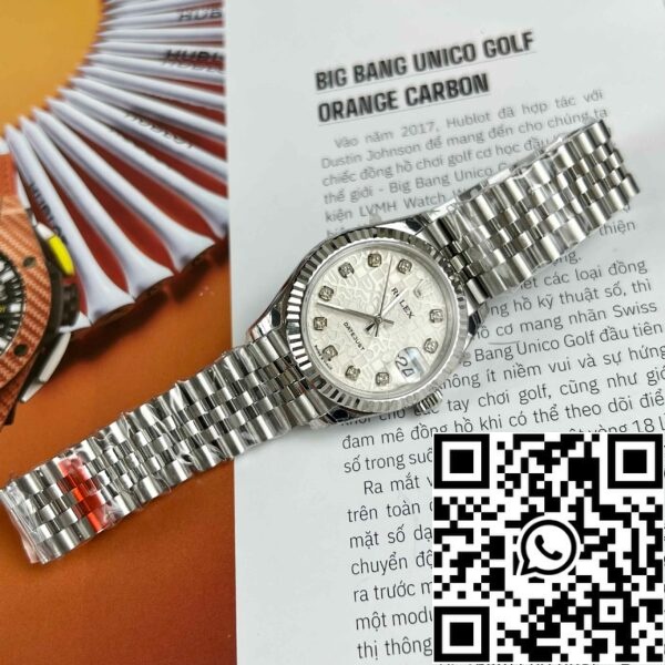 z4891872591866 78fb9d089cdac49d73d2daba0965d0d7 1 échelle Replica Rolex Datejust M278274-0006 Oystersteel Cadran Météorite 31mm EW Factory