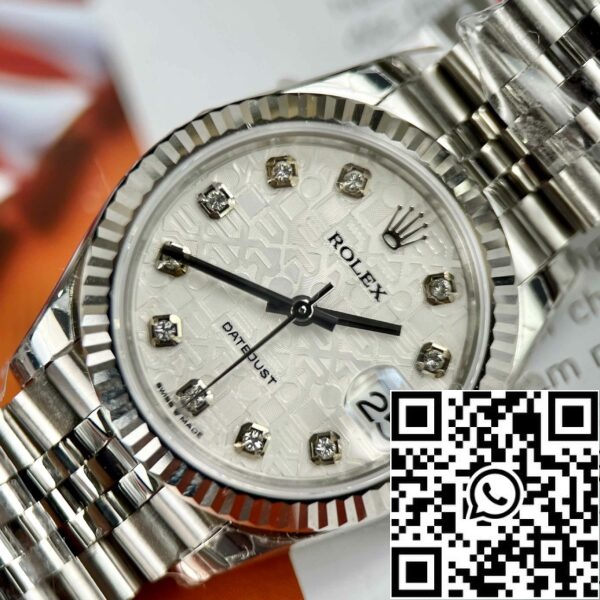 z4891872592984 793b7506b36a5b1a84f8e579c8a2adb3 skalowana replika Rolex Datejust M278274-0006 Oystersteel Meteorite dial 31mm EW Factory