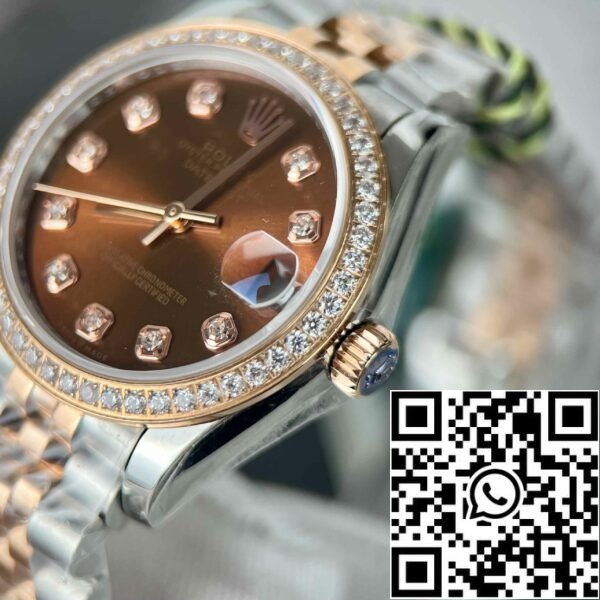 z4891876272855 fc82ae16dd67084dec3fcb5a69faa7ff écaillé Réplique Rolex Lady-Datejust M279171-0011 Oystersteel EW Factory Bezel Stone