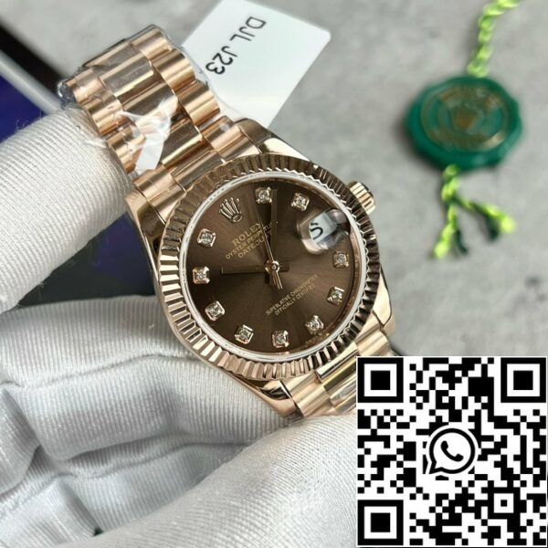 z4992314731857 23801e401c6693cec3956083f9c6a335 1 f9be67a2 a397 43df 9fe9 cf793318c7cc Rolex Datejust 31 278275 завернутый 18k розовое золото 1:1 лучшее издание ЕС реплики часы