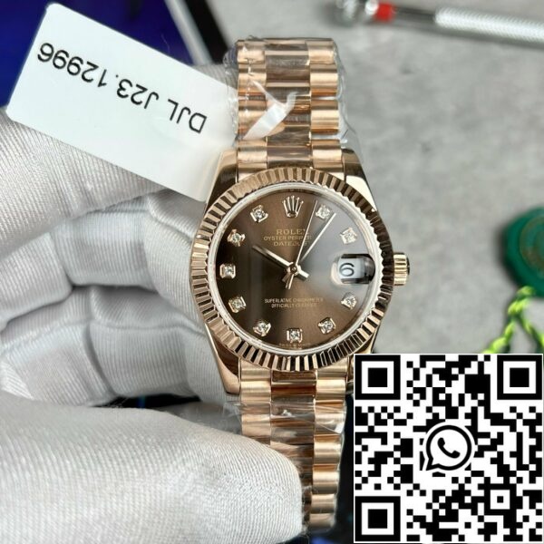 z4992314743476 c5008bf4a217bebce0f2b6afd4908683 1 e1cfb930 2b2d 4fbf a342 1f183a627860 Rolex Datejust 31 278275 gewickelt 18k rose gold 1:1 beste Auflage EU Replik Uhr