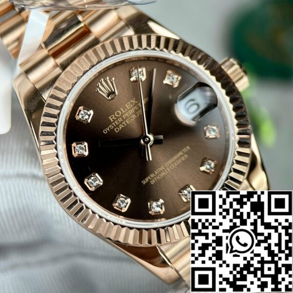 z4992314748803 3a175c4a1489acfa3db7267ed2da910c 1 8eabc6cb f5ff 4528 85cb 218fca4780a6 Rolex Datejust 31 278275 завернутый 18k розовое золото 1:1 лучшее издание ЕС реплики часы