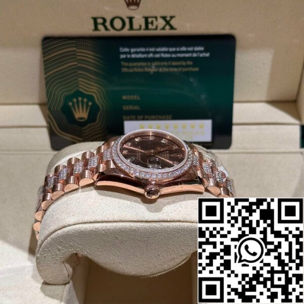 z4992332923174 0775fb32e829522442ae571456f52f35 1 98cd35a4 9a68 4ae4 9c2c fcdd3aa11249 Rolex Datejust 31 278275 owinięty 18-karatowym różowym złotem i diamentami 1:1 najlepsza edycja