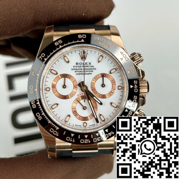 z4992851176924 f4d01c9a40da89bab7d236b3304d83d0 1 Rolex Daytona M116505-0010 1:1 Best Edition BT Factory Rose Gold Rubber Strap