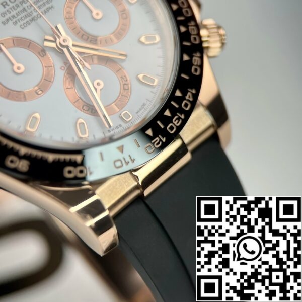 z4992851203013 741bc49db7aeb69afb2a9d7046565c1b 1 Rolex Daytona M116505-0010 1:1 Best Edition BT Factory Różowe złoto Gumowy pasek