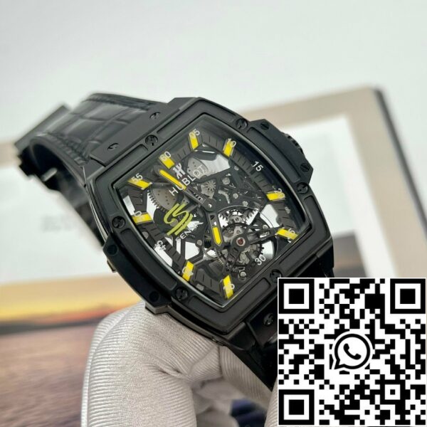 z4992871420778 b6aa6f303b3007dfdfd34e43805f0f62 Replica Hublot Masterpiece Tourbillon 906.ND.0129.VR.AES12 1:1 Mejor Edición Negro PVD Suizo HUB 9006