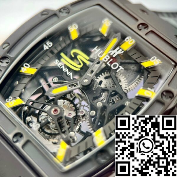 z4992871426695 0f330b16dcde6f3409d760d87bc14de0 Replica Hublot Masterpiece Tourbillon 906.ND.0129.VR.AES12 1: 1 Best Edition Musta PVD Sveitsin HUB 9006