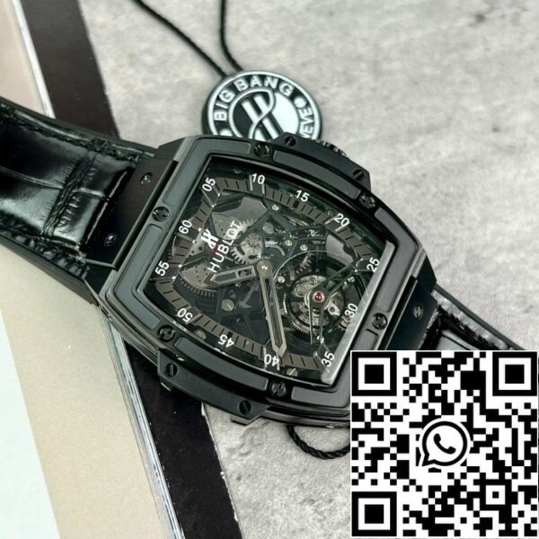 z4992877672778 ed2098104fbaf6ed6330ea3846f42ce9 Replica Hublot Masterpiece Tourbillon 906.ND.0129.VR.AES12 1: 1 Best Edition μαύρο PVD ελβετικό HUB 9006