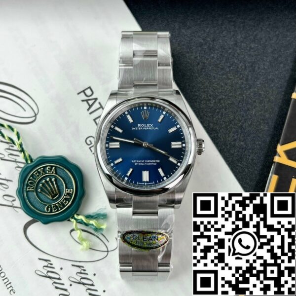 z5028867897615 414393b5e5734a1ae16e4520526d8bf8 Rolex Oyster Perpetual M126000-0003 36MM 1:1 Best Edition VS Factory Cadran bleu