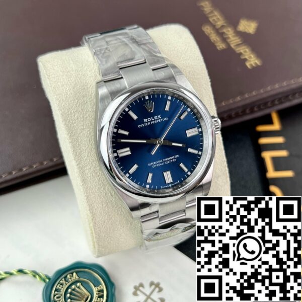 z5028867905952 dfeacbb6d4a7f399f1ecbe03fea6a342 Rolex Oyster Perpetual M126000-0003 36MM 1:1 Best Edition VS Factory Quadrante blu