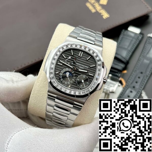 z5028880049034 e0cebff2642d98e9bc76d924f0abb188 Patek Philippe Nautilus 5712GR 1:1 Best Edition GR gyári szürke számlapos kiadás