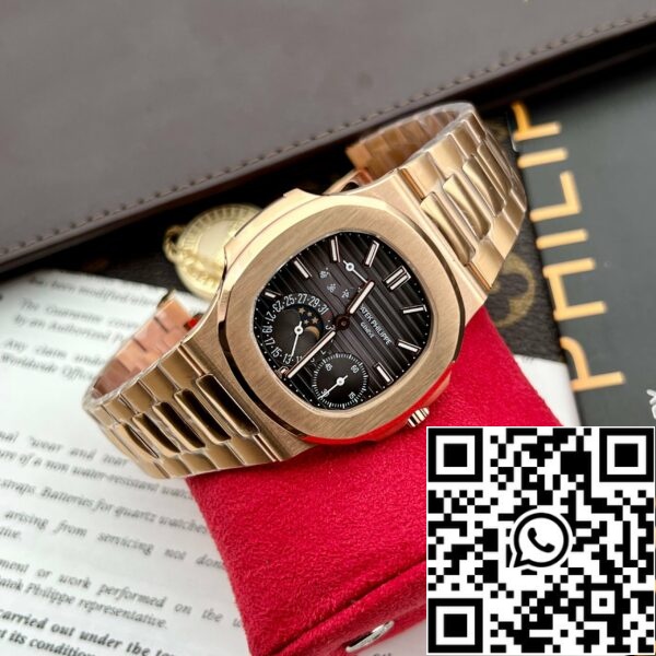 z5028884162768 08fe19c81a63f13ec325874c80e5cd5a Replica Patek Philippe Nautilus 5712/1R-001 custom dial PPF V2