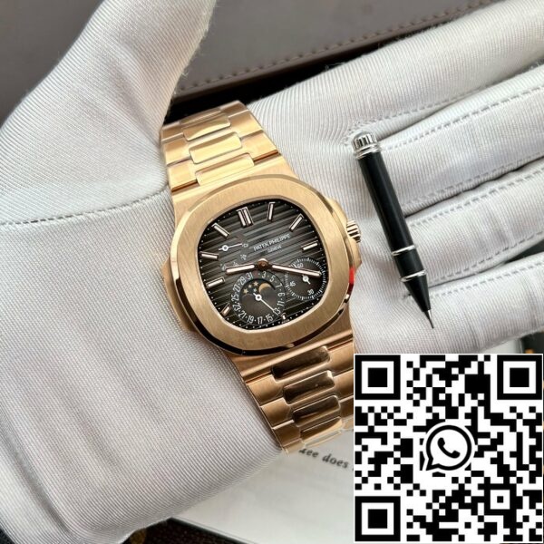 z5028884199646 1e2c518305ba587a874eb852f88e315f Replica Patek Philippe Nautilus 5712/1R-001 egyedi tárcsa PPF V2