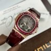 z5029362035898 02d947e89a6b1925c2b4ef14ba17b137 Patek Philippe Nautilus 5712 18k Roségold 1:1 best Edition PPF Factory custom Ruby Stone