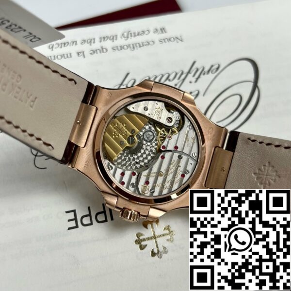 z5029362056299 d5c4c4f401a46ca321ea38d1fb78f6a8 Patek Philippe Nautilus 5712 18k rose gold 1:1 legjobb kiadás PPF gyár egyedi Ruby Stone