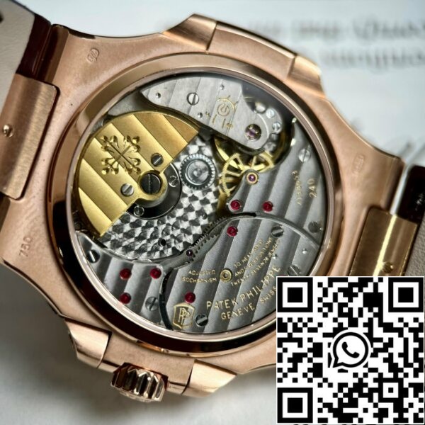 z5029362066477 71c9027da1328630da2eb5b79aa5a71a Patek Philippe Nautilus 5712 18k or rose 1:1 best Edition PPF Factory custom Ruby Stone