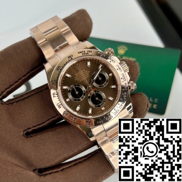 z5029373707790 42479ebd88ae8fd90f812aaf37a7894a 4e3ff227 d190 4029 99c4 00616f843f0e Rolex Cosmograph Daytona 116505 шоколадный циферблат 1:1 лучшее издание BTF 18k розовое золото