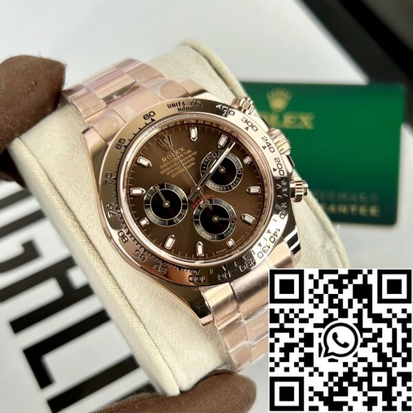 z5029373708559 c452f9b8bd2fbfbb5cbc80ce499111c3 257fbb9f 0317 4842 b659 aa225b036b23 Rolex Cosmograph Daytona 116505 Quadrante cioccolato 1:1 migliore edizione BTF Oro rosa 18k