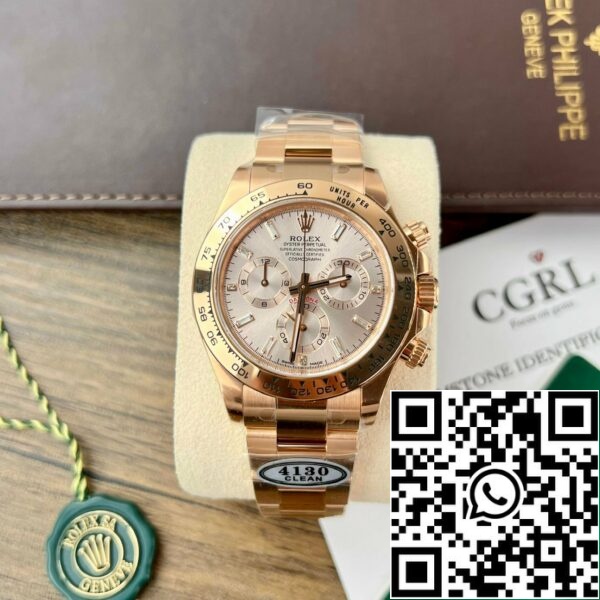 z5218961533245 aa29a8eeec4f7a60123d3b52ad4cce7d Rolex Cosmograph Daytona 40mm Everose kulta 116505 1:1 Best Edition Puhdas Factory Uusin versio