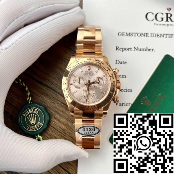 z5218961559184 37d2189177a1495985665aa8de24c30d Rolex Cosmograph Daytona 40mm Everose gold 116505 1:1 Najboljša izdaja Čista tovarna Najnovejša različica