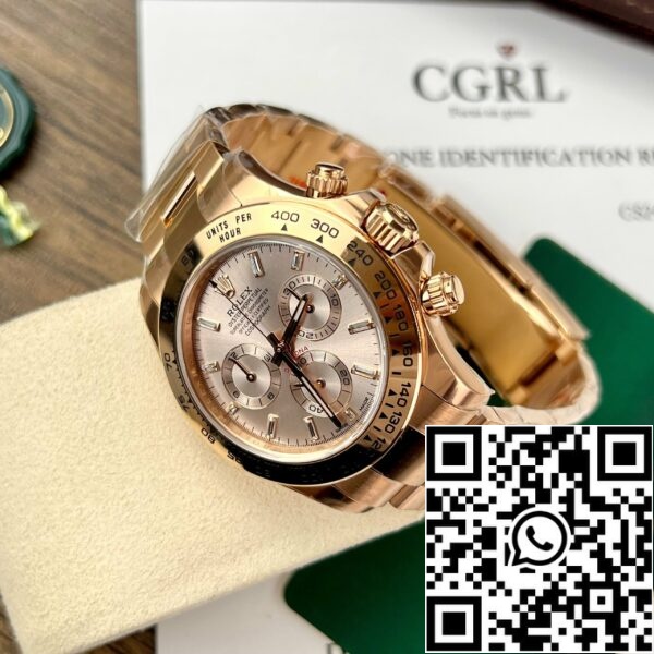 z5218961625910 1989ad86788e5b2f139a63b7c1a32ae9 Rolex Cosmograph Daytona 40mm Everose gold 116505 1:1 Най-добро издание Чиста фабрика Най-новата версия