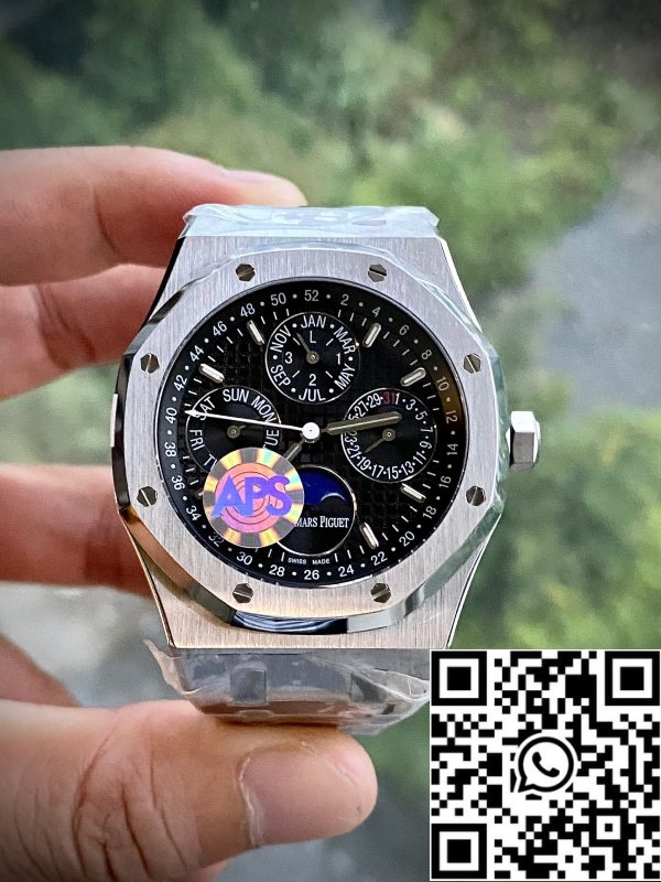 z5219526085890 db8cfbcfb03dd99f701324989639ebf3 écaillé Audemars Piguet Royal Oak 26574 1:1 Best Edition APS Factory Cadran noir