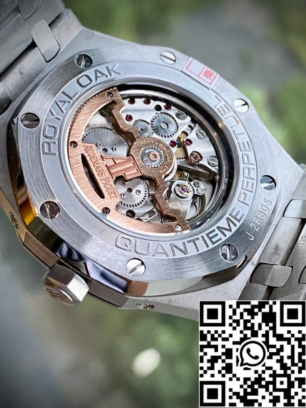 z5219526110958 e6b3b35a9e18067045efe479aa6a5d61 com mostrador preto Audemars Piguet Royal Oak 26574 1:1 Best Edition APS Factory