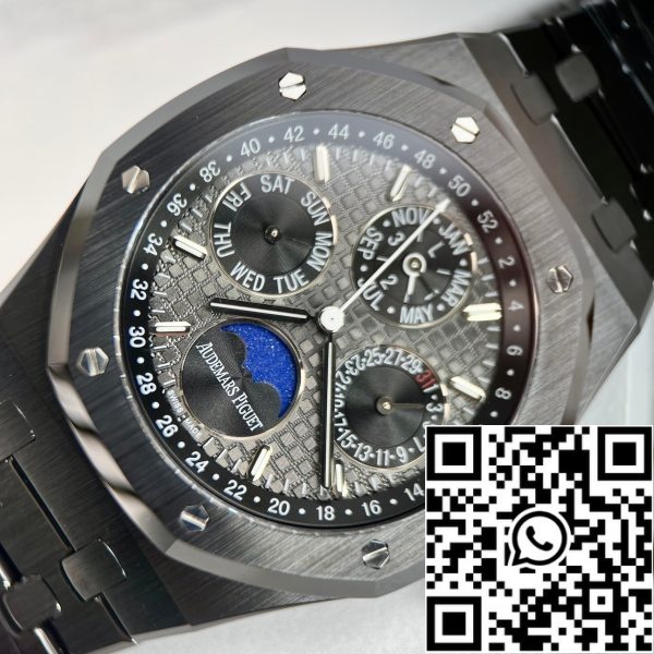 z5219530354964 a302a426b3fa52f6ebfa94d09852490a Audemars Piguet Royal Oak 26579CE.OO.1225CE.01 1:1 Best Edition APS Factory Μαύρο καντράν