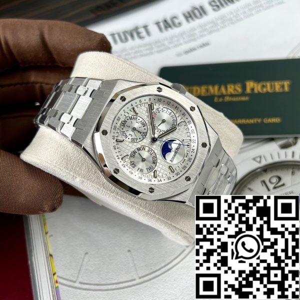 z5219535498437 fc2cb5d4d8dec312baa636ffc0541984 Audemars Piguet Royal Oak 26574ST.OO.1220ST.001 1: 1 Най-доброто издание APS Factory White Dial