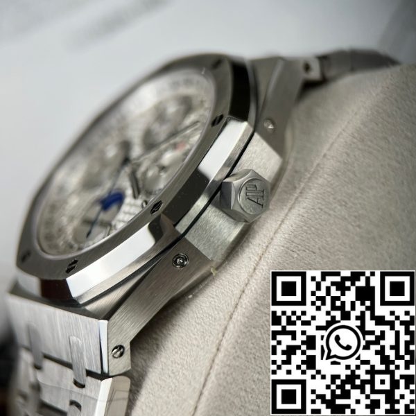 z5219535532170 21489f9a8e20f4e512448994fc6bd858 Audemars Piguet Royal Oak 26574ST.OO.1220ST.001 1:1 Най-добро издание APS Factory White Dial