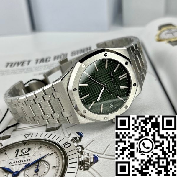 z5222200230353 2f03ee1a40b8940bf25fe05bb0814c19 Audemars Piguet Royal Oak 15510ST.OO.1320ST.04 1:1 Best Edition ZF Factory Green Dial Noua versiune