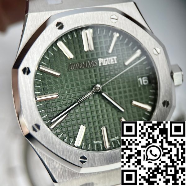 z5222200233589 240a4a9d266edfd43d597530e61b2d50 Audemars Piguet Royal Oak 15510ST.OO.1320ST.04 1:1 Best Edition ZF Factory Green Dial Noua versiune