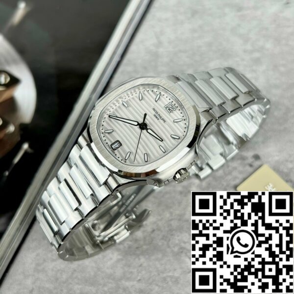 z5224740885261 8720812417ac4c4cbd74f9c21198c857 Patek Philippe Nautilus Ladies 7118/1A-010 3K Factory 1:1 Best Edition Swiss ETA324