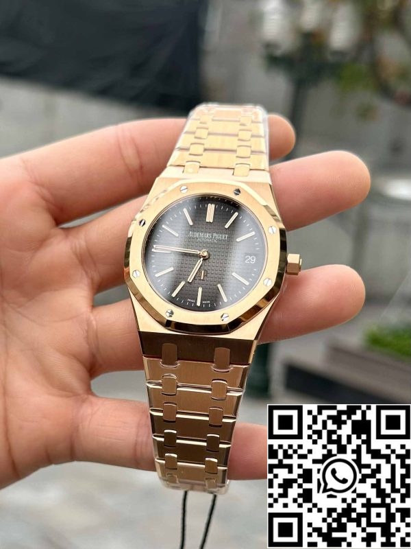 z5244134380505 13f193b8ad57dc4714636f6c6feca23a Audemars Piguet Royal Oak 16202OR.OO.1240OR.01 1:1 Best Edition ZF Factory Tarcza szara