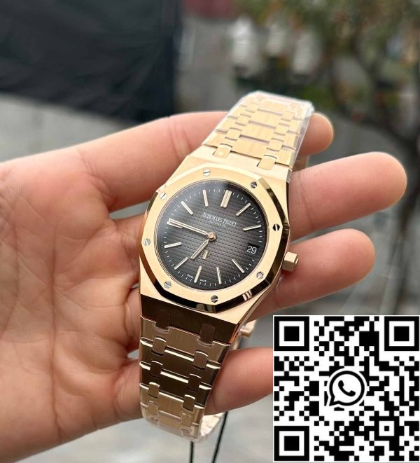 z5244134390221 2e5b58d190a5ee9522a1934341b06a04 Audemars Piguet Royal Oak 16202OR.OO.1240OR.01 1:1 Best Edition ZF Factory Gray Dial