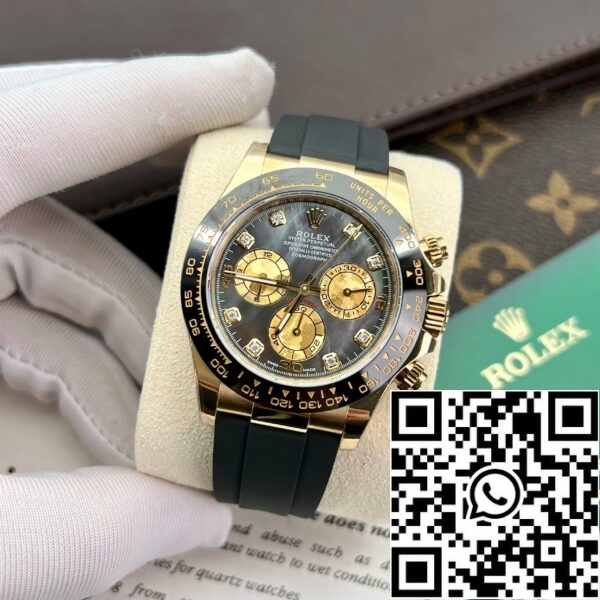 z5263507798459 24cefc1bb3f6b15f23bb1db3ddea3e7b Rolex Daytona 116518 Madreperla Nero 1:1 miglior editon BT Factory