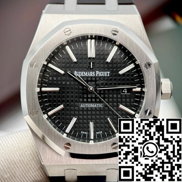 z5263557509757 1fd6dd49ae761e1e22822973461a0460 Audemars Piguet Royal Oak 15400 1:1 Best Edition APS Factory Black Dial