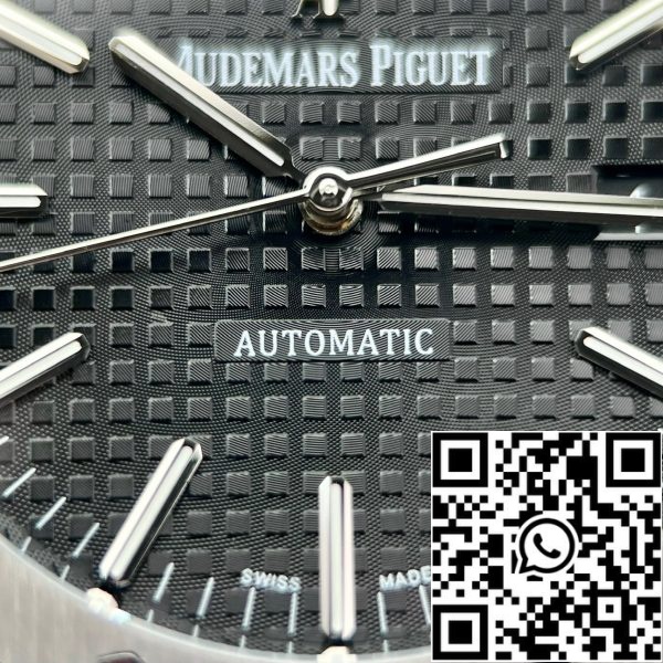 z5263557527468 2ad5ebeb5b49f4e834a579be23416324 Audemars Piguet Royal Oak 15400 1:1 Best Edition APS Factory Musta kellotaulu