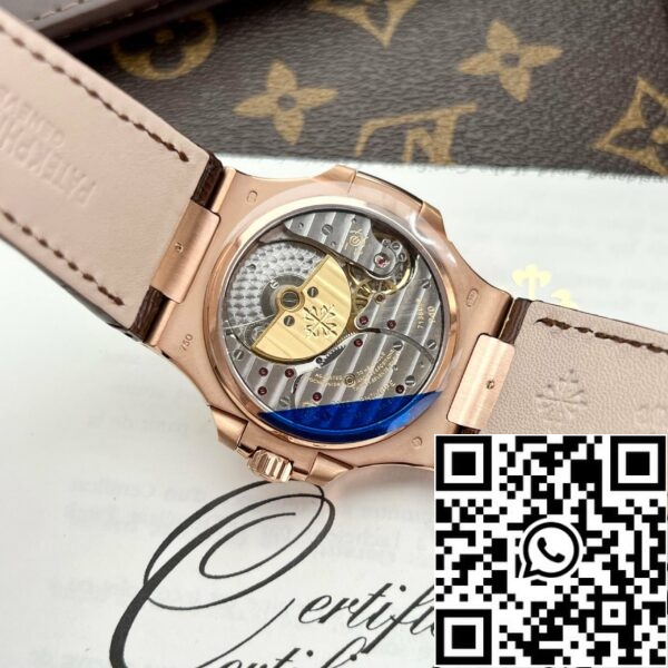 z5270692353042 360f75ce023f1d2bd103b4ff437327b9 Patek Philippe Nautilus 5724R-001 GR завод 1:1 лучшее издание черный циферблат розовое золото и камень