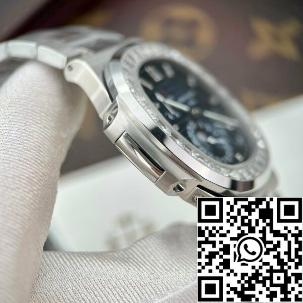 z5270694436591 d81ca17ee3446ded92d176eea2d579fe Patek Philippe Nautilus 5712/1R-001 1:1 Best Edition GR Factory Quadrante blu e pietra